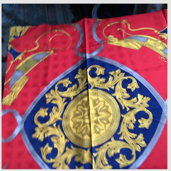 Blu Di Balestra,  women  Silk Écharpe/scarf made in Italy 🇮🇹 gorgeous print - Picture 1 of 8